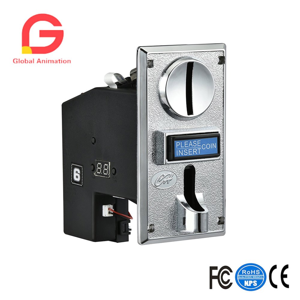 Arcade Games And Vending - CH-924, 4 Multi Coin Mech Acceptor