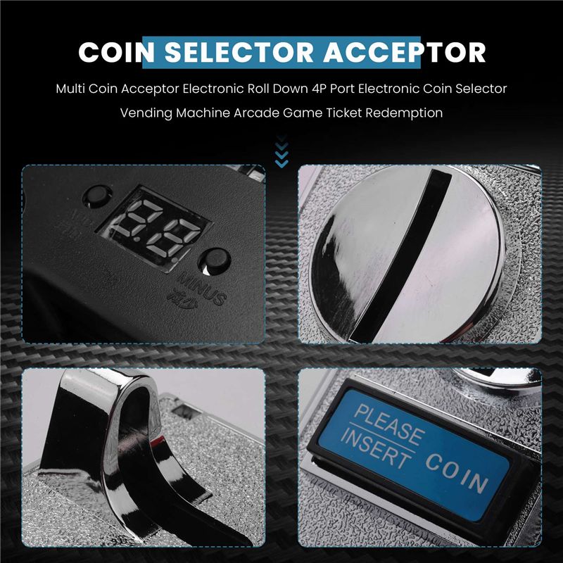 Multi Coin Acceptor Electronic - Ticket Redemption Machine ulasan dan harga