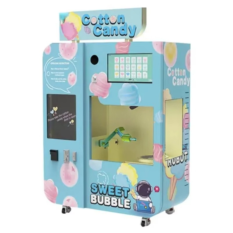 Fully Automatic Cotton Candy V - Commercial Vending Machine ulasan dan harga